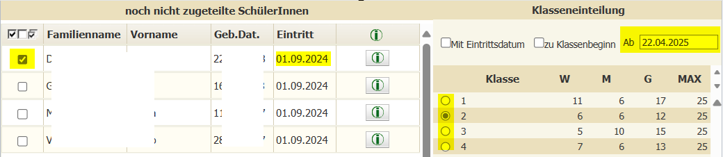 unter dem sj